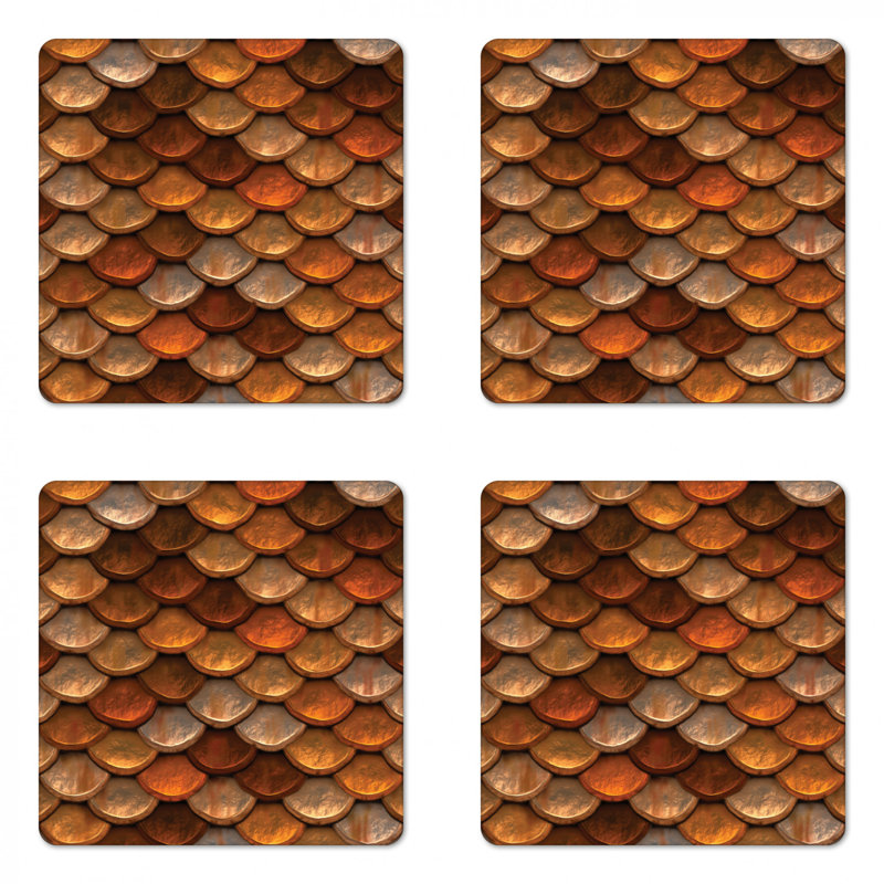 Square 4 Piece Coaster Set