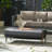 VERNON 50"Outdoor Rectangular Metal Propane Smokeless Fire Pit