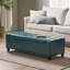 OTTOMAN DE RANGEMENT CHELSEA AVEC STUDS