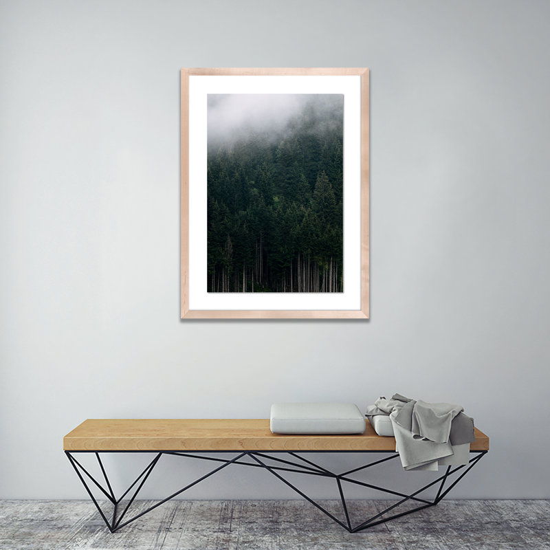 Rolling In 1 Print by Michael Schauer, 72" H x 50" W x 2.5" D, Natural