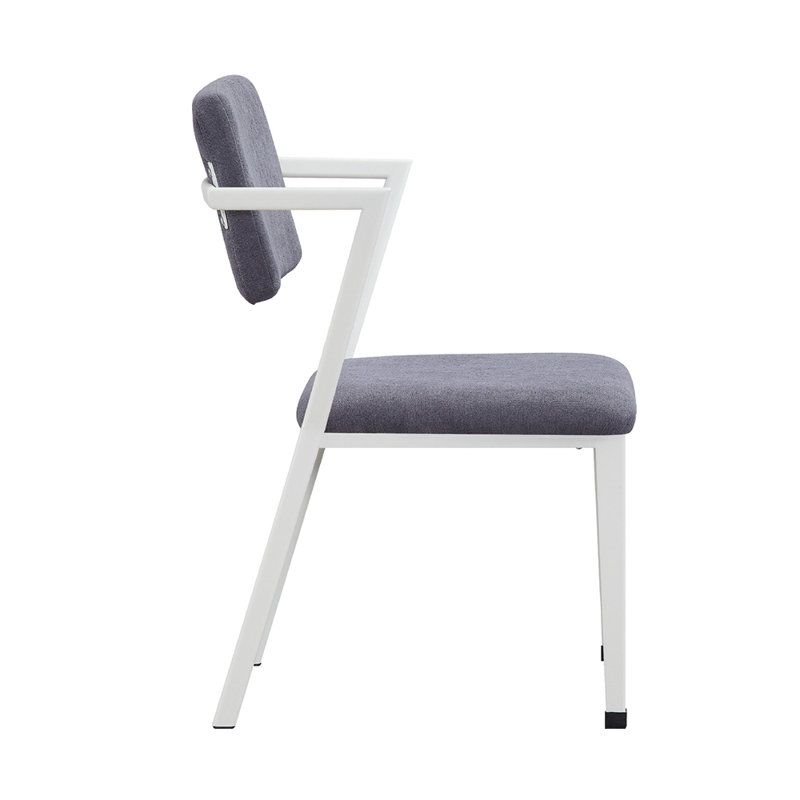 Metal Frame Office Chair With Padded Cushion,  And