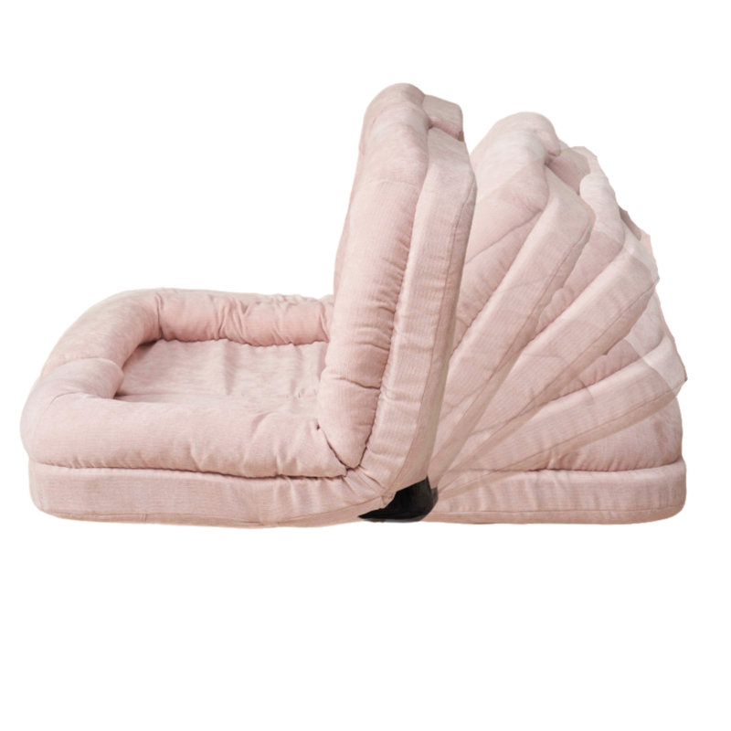 Canapé-lit double convertible pliable, rose, Rose