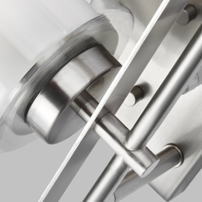 Elmwood Park Four Light Bath from Generation Lighting , Brushed Nickel, 75W