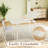 Foldable Dining Table Set Extendable Wood Top-933584952-918190848-933584958