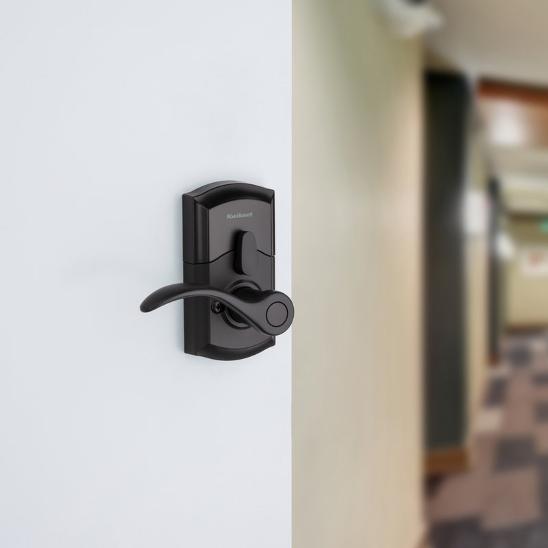 Iron Black Electronic Keypad Deadbolt Lever with SmartKey
