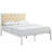 Mia Vinyl Platform Bed Frame-1803270939-1803270936
