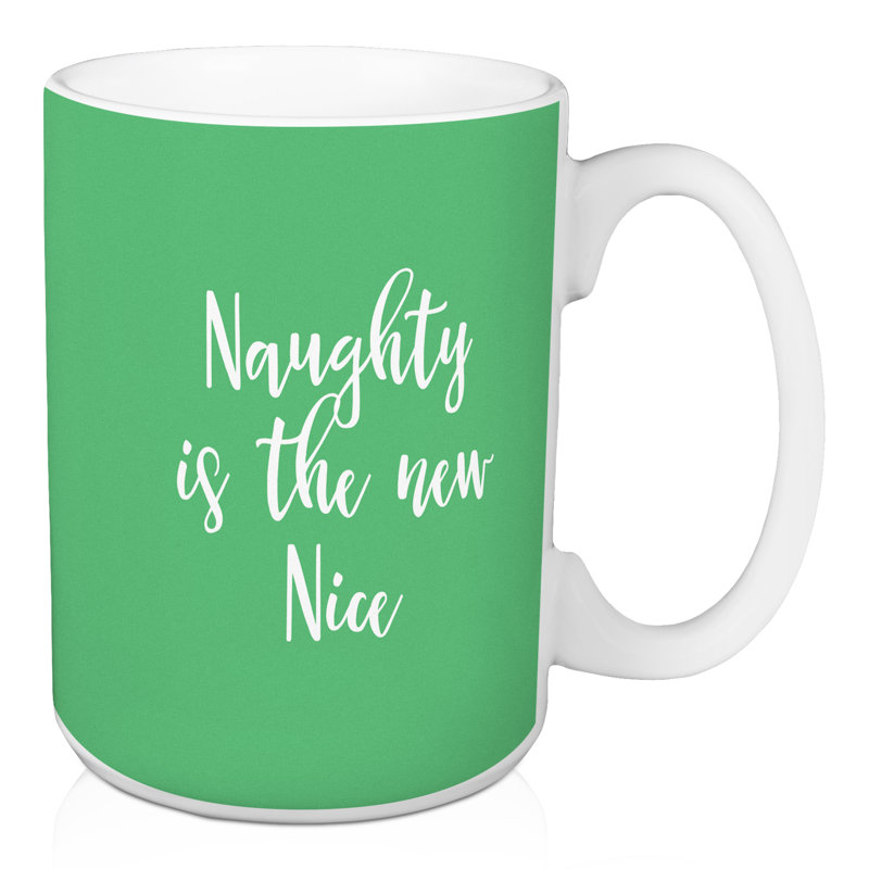 La nouvelle grande tasse à café naughty est the new nice Hardiman, Vert clair