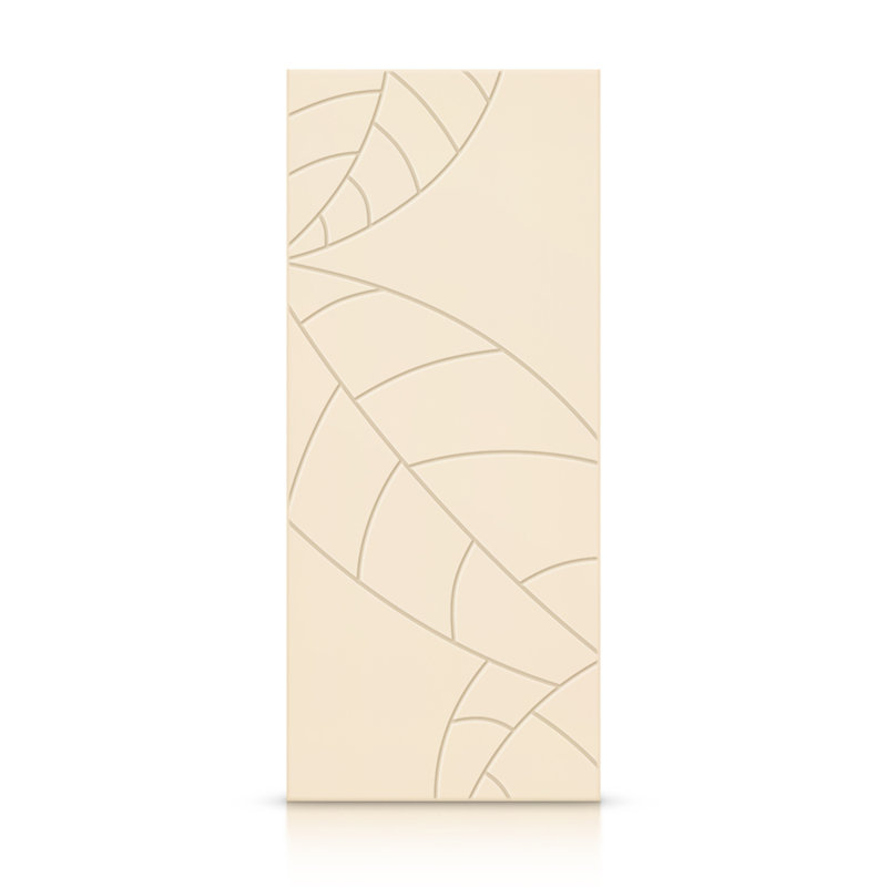 Porte standard à panneaux en bois, Beige, 30 po x 84 po