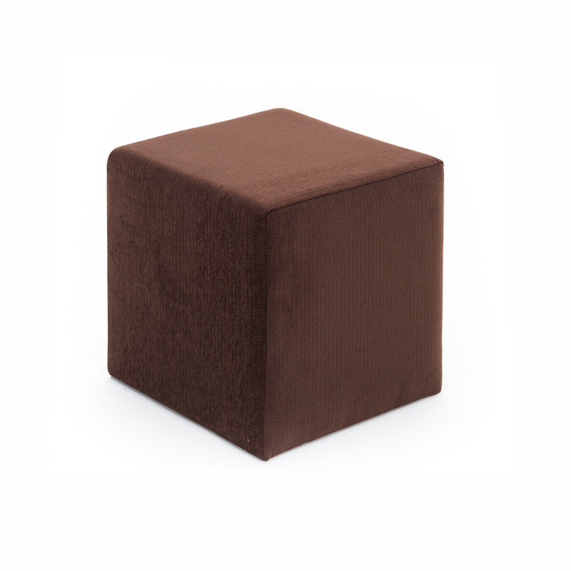 Repose-pieds carré large Tuffet 15,7 po
