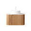 Meuble-lavabo en bois massif rayé 24 po avec lavabo Dina-2075081559