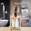 Panier de douche en bambou, support de douche à 2 niveaux pour shampooing, revitalisant, lotion, savon - organisateur de chariot de cuisine, de chambre à coucher ou de bureau