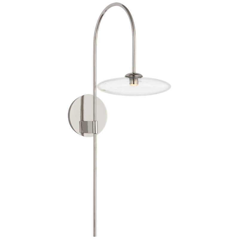 Calvino 1 - Light LED Wallchiere, Polished Nickel