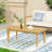 Outdoor Acacia Wood Rectangular Coffee Table