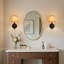 Ensemble de 2 appliques murales en rotin Boho, applique murale rustique moderne en osier tissé à la main pour la toilette, le couloir, l'escalier, le salon et la salle à manger