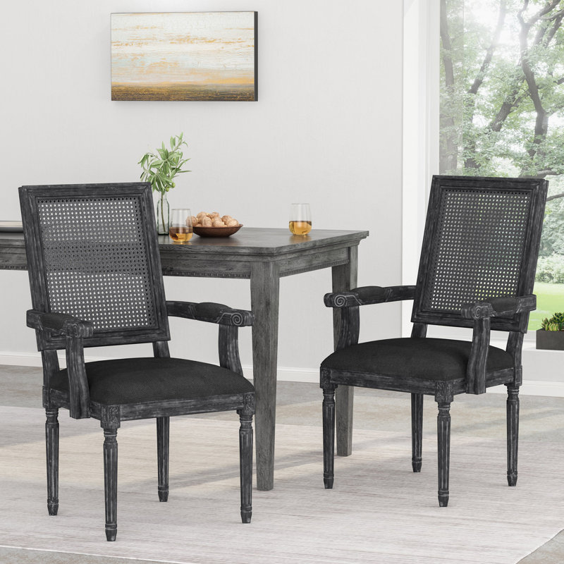 Chaise de salle à manger, 1, Noir