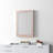 Cataldo Wood Flat Wall Mirror