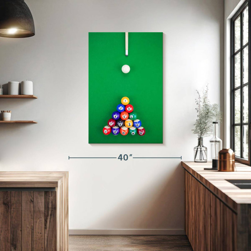 Senne Snooker Pyramid, 39" H x 26" W