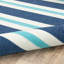 Tapis intérieur / extérieur rayé bleu / ivoire Triplehorn-1366268774