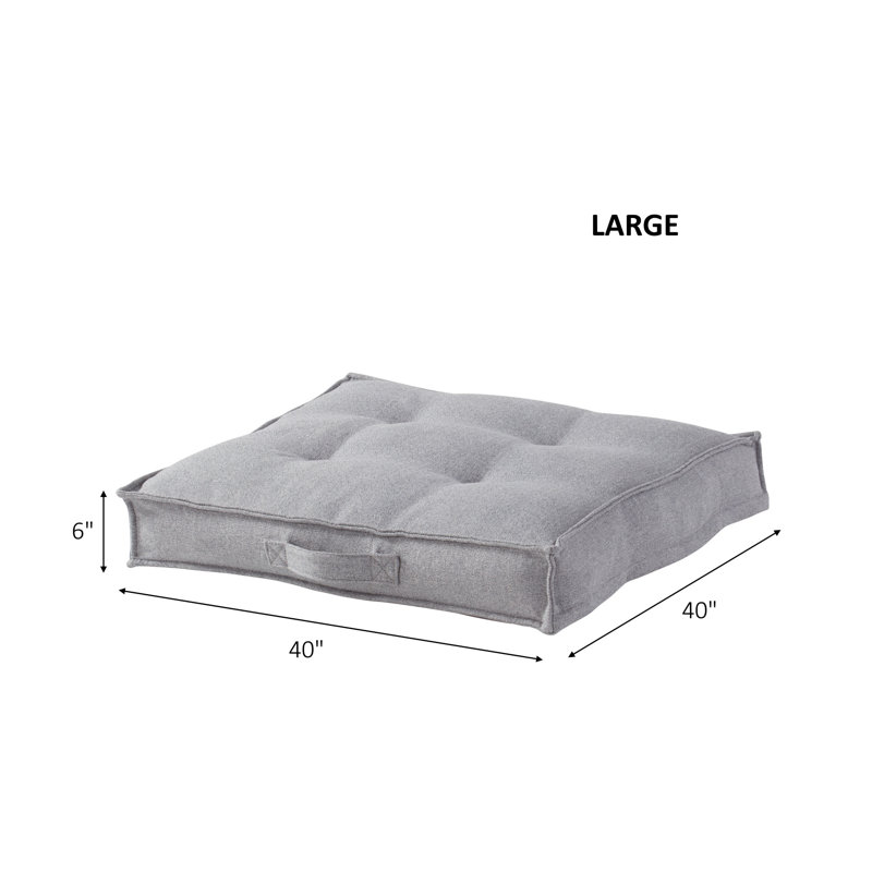  Coussin de sol en polyester, H 6 po x l 40 po, Ciment