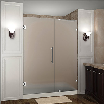 Nautis 30"" W x 72'' H Hinged Frameless Shower Door -  Aston, SDR985F-CH-60-10
