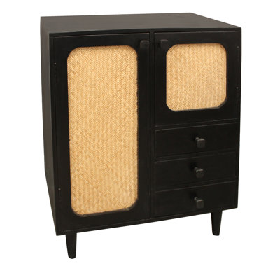 Niculai Solid Wood Accent Cabinet