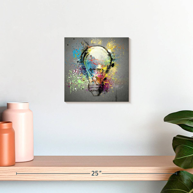 Kerner Creative Light Bulb, 10" H x 10" W