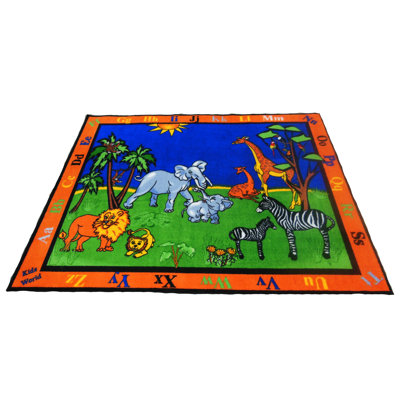 Precious Babies Rectangle Nylon Rug