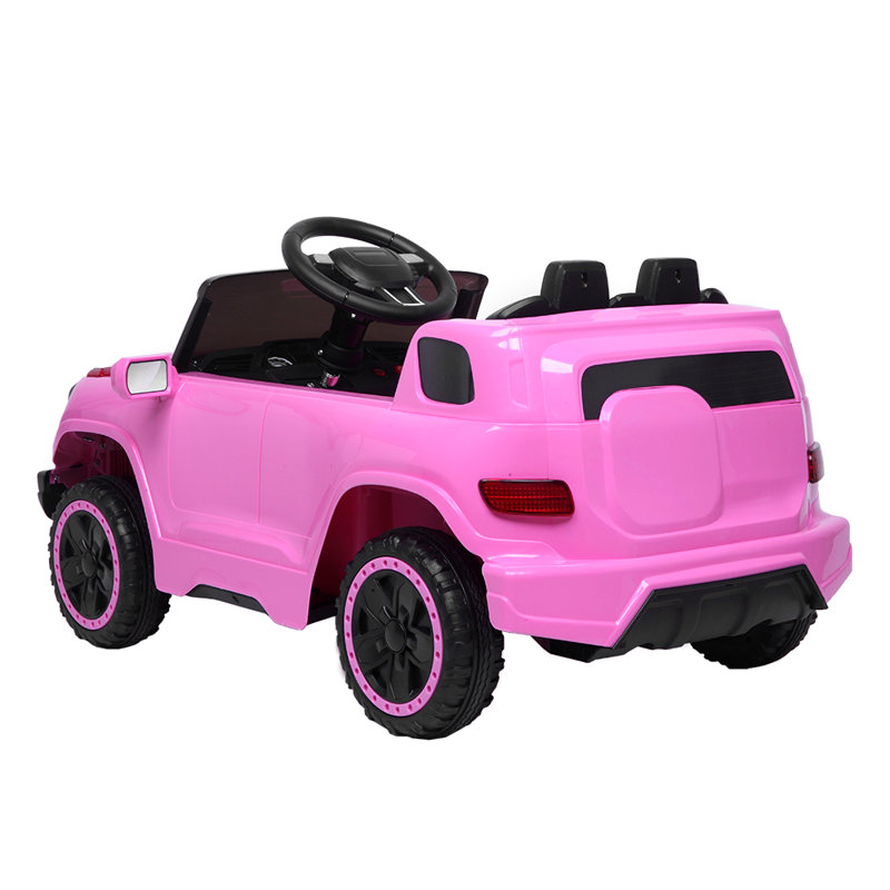 Pink 6V Kids Ride-On Truck with Remote Control