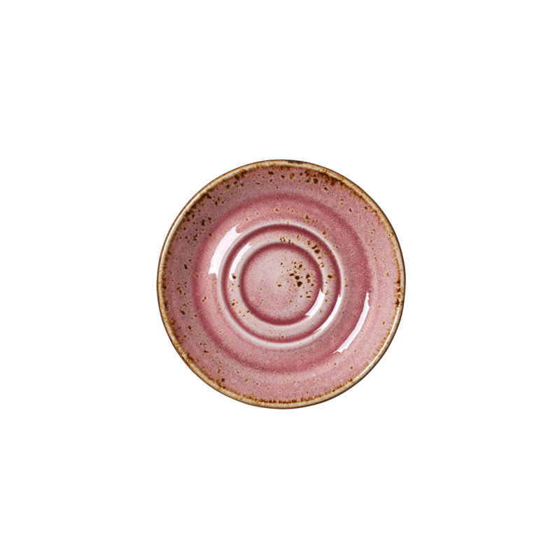 Support / soucoupe double pour grand lit Craft Apple, Rose/brun