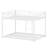 Low Bunk Bed With Integrated Ladder And Sturdy Frame-1331784743