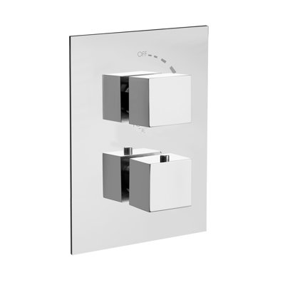 Corsini 1/2-Inch Thermostatic Trim with Volume Control, Valve Required