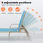 Chaise longue inclinable d'extérieur en aluminium-183443228