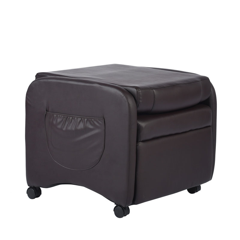 Abasi 64.5cm Wide Glider, Dark Brown