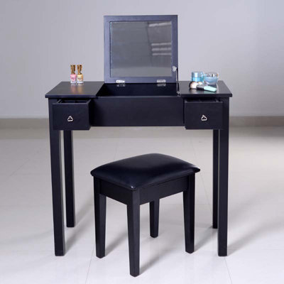 Modern Bedroom Furniture Set Dresser Set With Flip Mirror / Dresser Large Capacity Work Study Writing Desk Bedroom Furniture -  Red Barrel Studio®, 53E7647415D848029609D97DFE7EDD9B