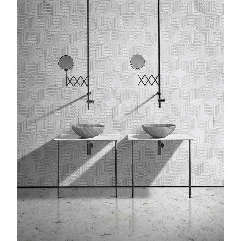 Lavabo vasque de salle de bain, lavabo rond pour la maison, Gris
