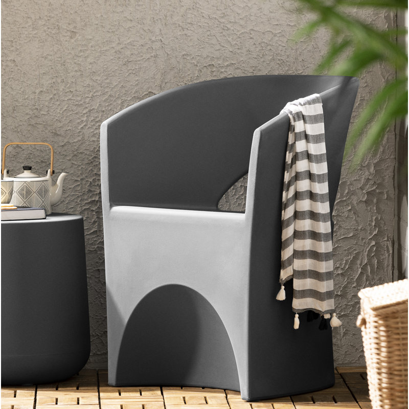 Dalya Patio Chair, Dark Gray