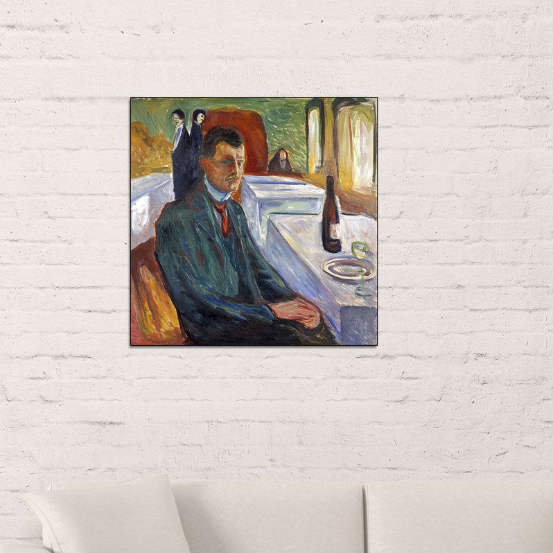 Edvard Munch - Wrapped Canvas Painting, 70cm H x 70cm W x 1.8cm D