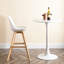 Deasia Bar Stools Solid Rubberwood High Backrest Seat Height 75cm-606773048
