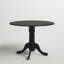 Table de salle à manger moderne avec plateau rond Dropleaf et base Dublin-1432809329-1410443602