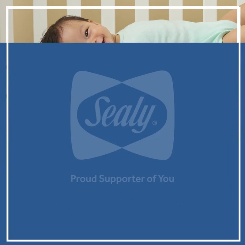 Sealy Soybean Comfort 3-Sided White Contoured Diaper Changing Pad