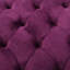 Repose-pieds en velours Modern Glam - design touffeté à boutons, 100% polyester (doux / durable), siège / table / décoration multifonctionnel-848434288