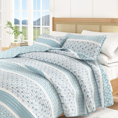 Ensemble de courtepointe réversible Paisley