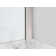 Bromley 74" W x 38" D x 72" H Semi-frameless Rectangle Hinged Shower Enclosure