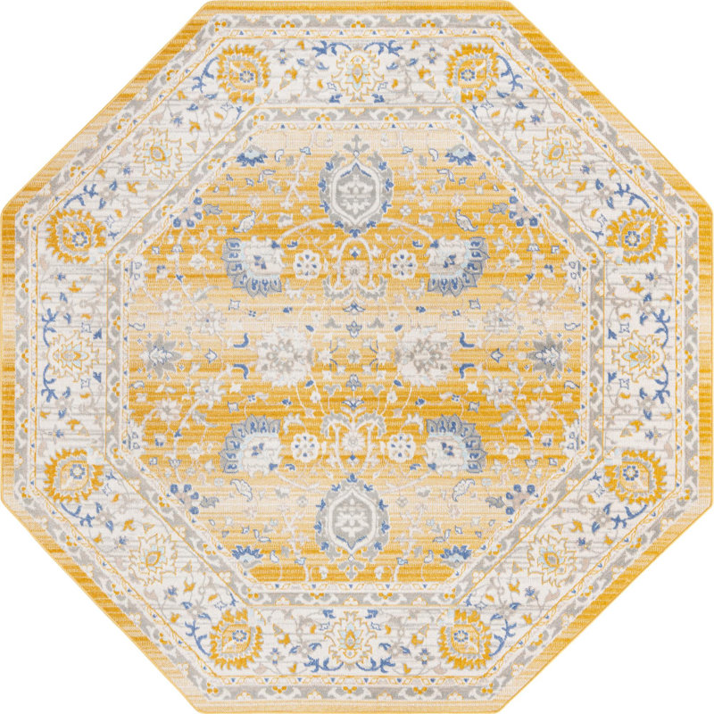 Matthei Oriental Indoor Rug, Octagon 7'