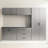Garage Cabinet B Of Series, 96 In. W X 79 H 20 D, 6 Pieces, Metallic Gray Finish, Drawers And Doors With Water Heat Qualities, 2X Thicker Edge Banding, Shelf Mechanism, Double Metal Bracket ,