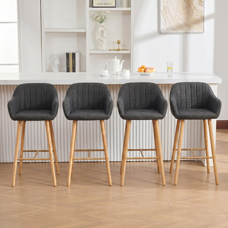 Tabourets de bar modernes, Noir