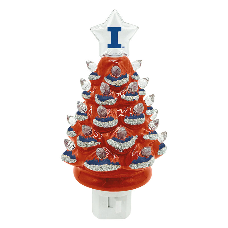 Arbre de Noël 6,5 po Nite Lite, Illinois