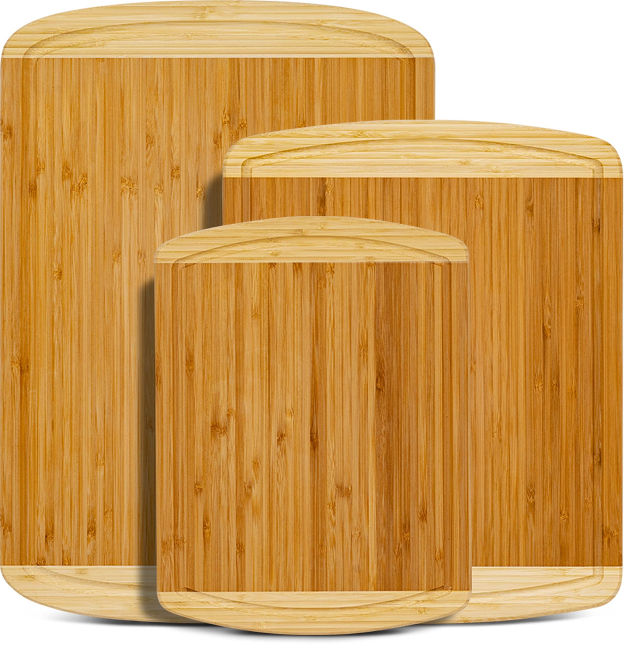 Bassetts Extra Large Bamboo Cutting Boards, (Set Of 3) Chopping