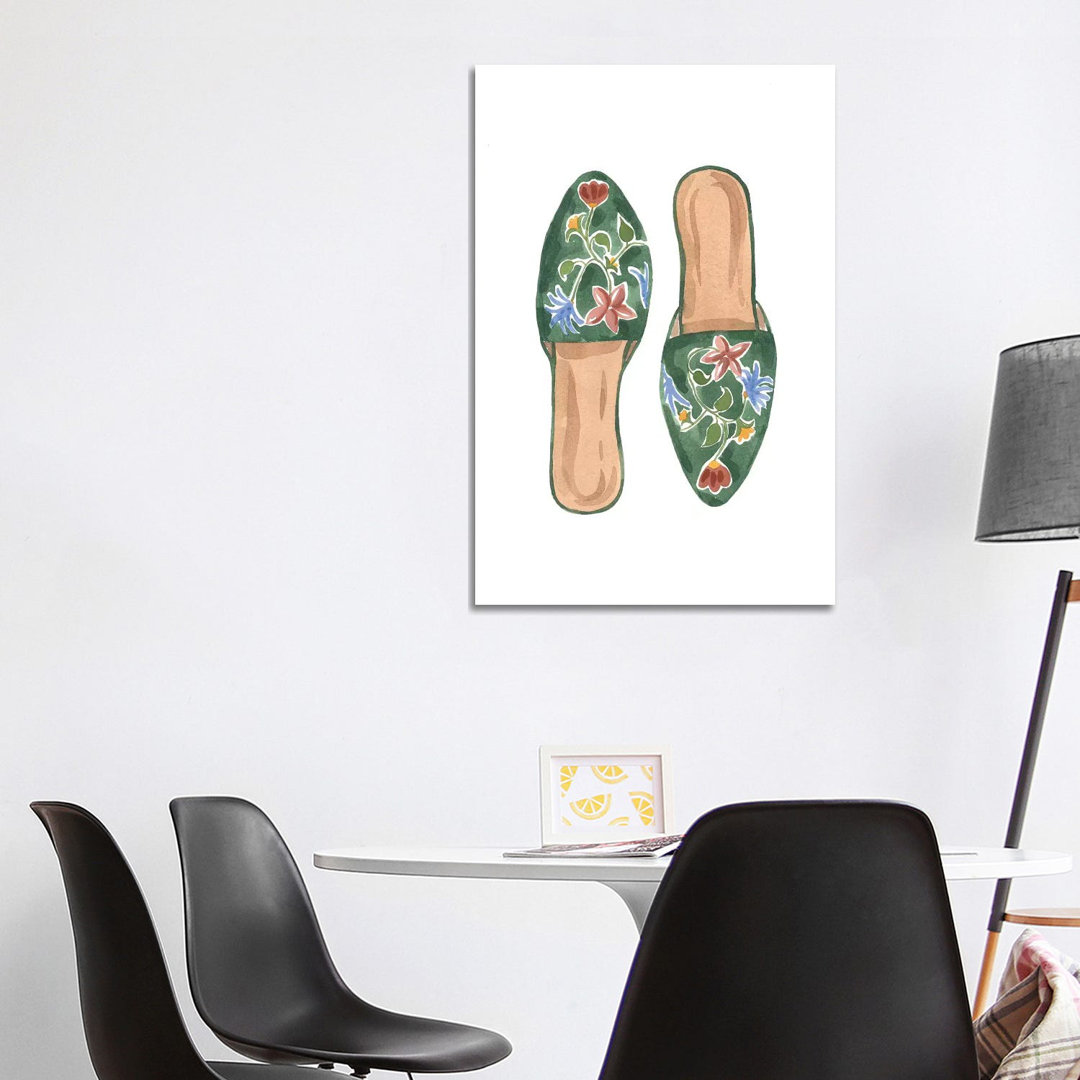 Shopper Shoes von Sabina Fenn - Giclée auf Leinwand in der Galerie