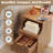 11.8" Fluted Nightstand & Narrow Bedside Table With 2 Drawers Set Of 2-260703197